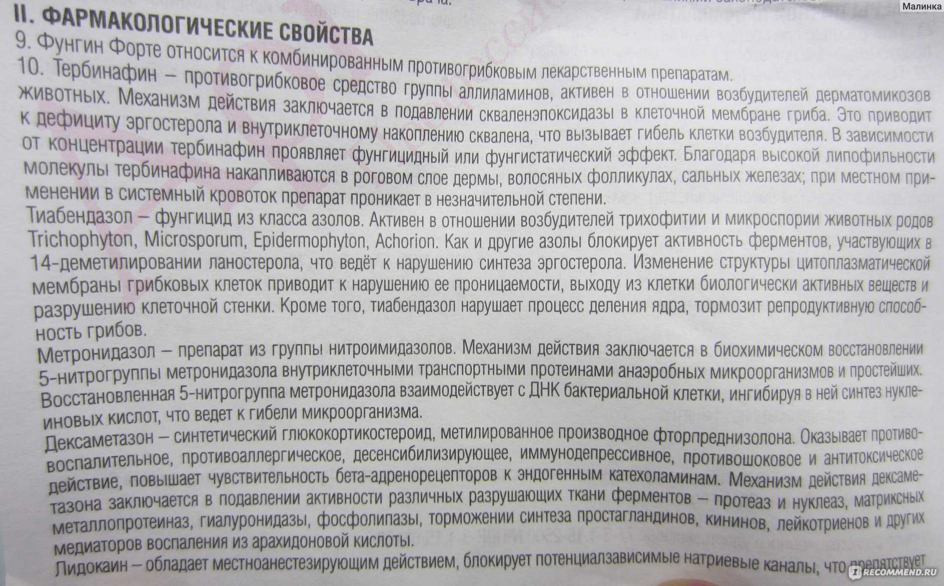 Фунгин форте для кошек и собак: инструкция и применение