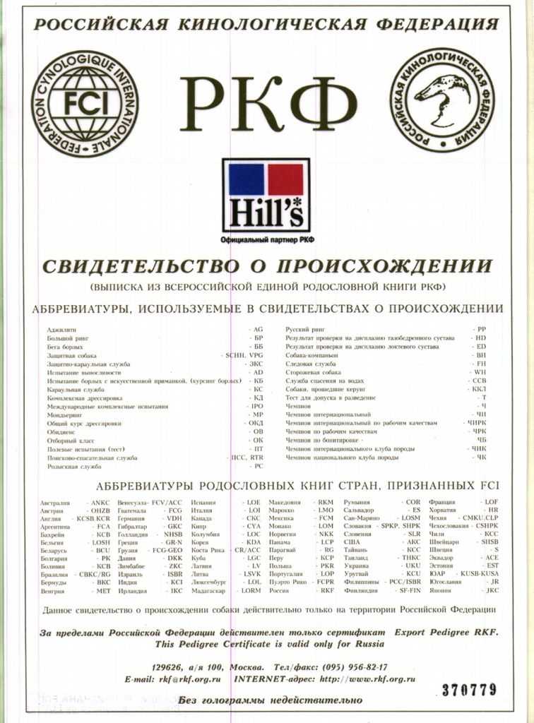Расшифровка аббревиатур, оценок и титулов, присуждаемых на выставках собак