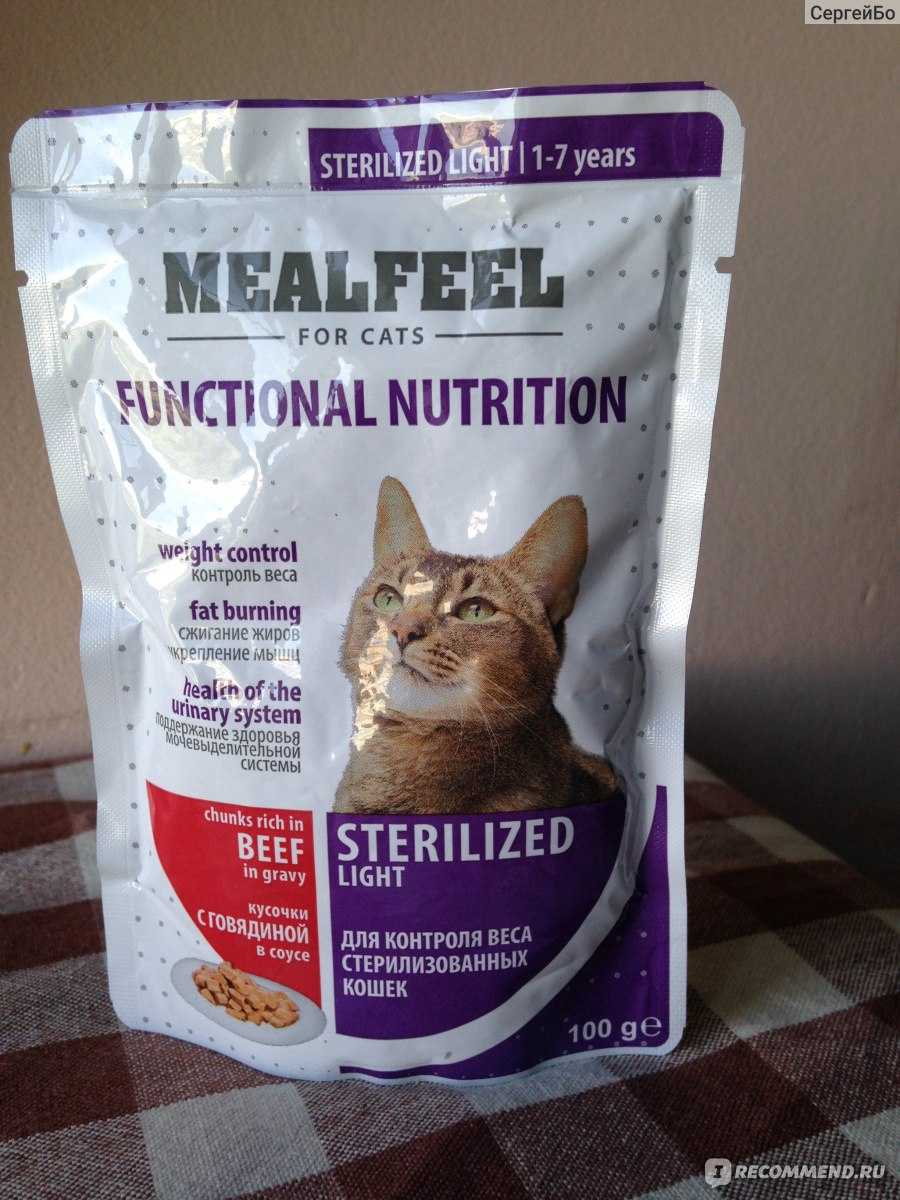 Корма mealfeel для кошек