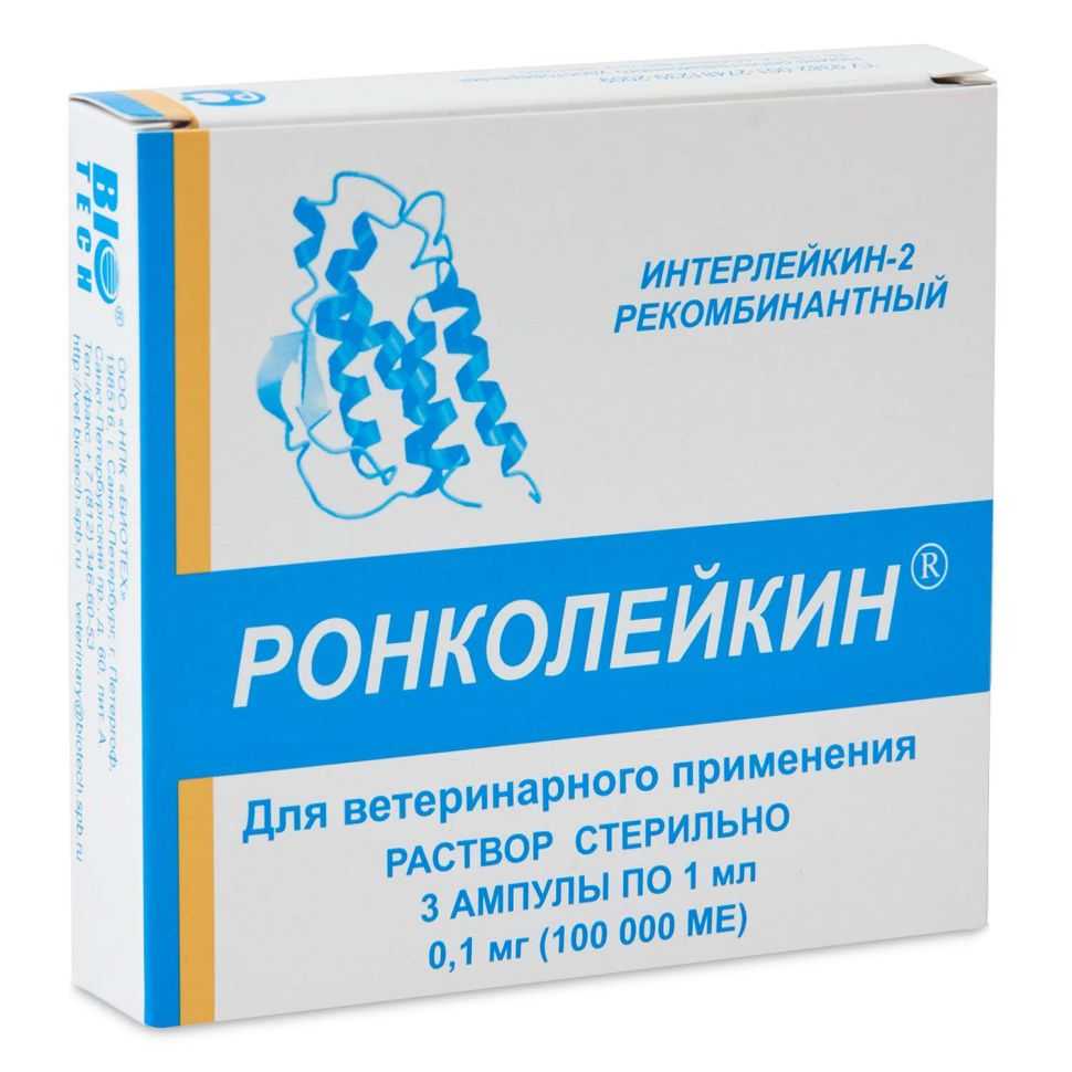 Ронколейкин для собак: инструкция по применению и дозировка, показания к использованию, отзывы