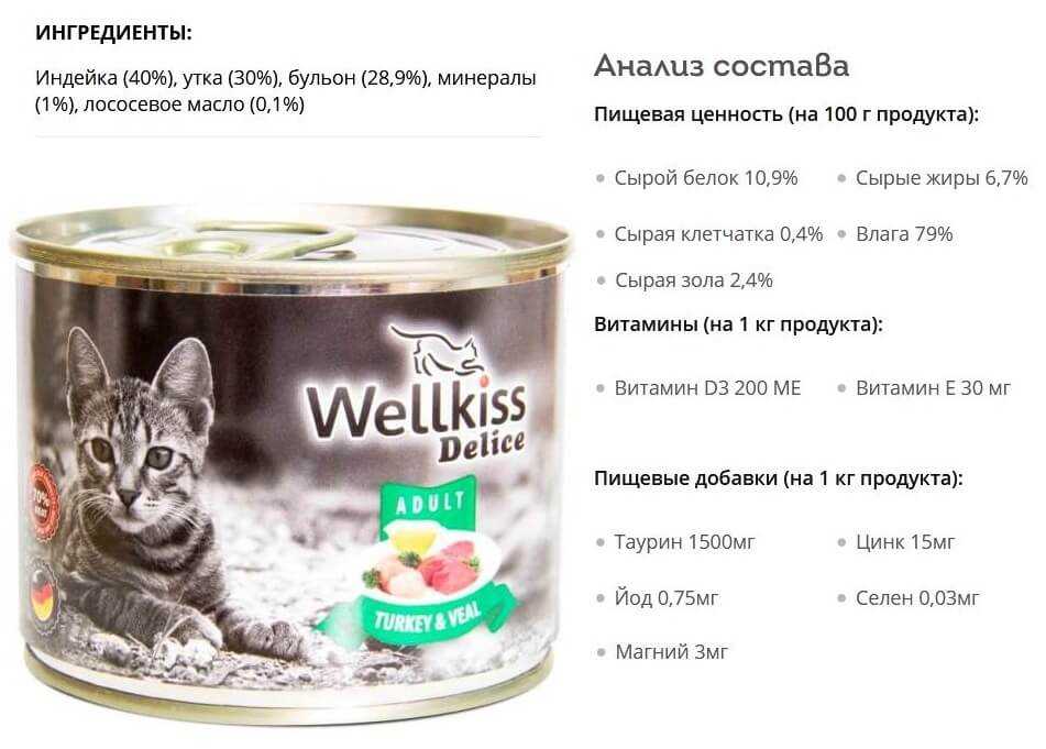 Корма для кошек wellkiss