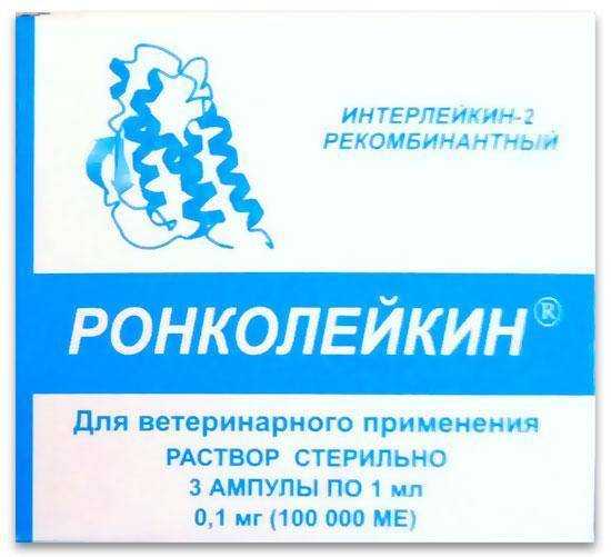 Ронколейкин для собак – лекарство для иммунитета