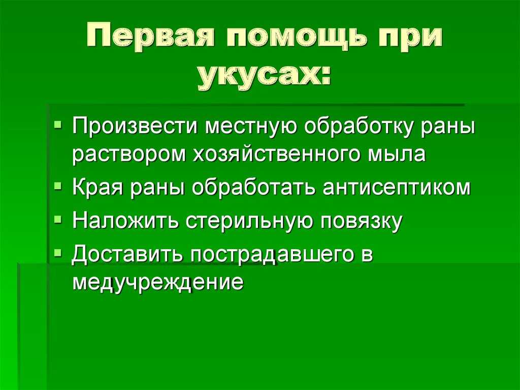 Оказание первой медицинской помощи